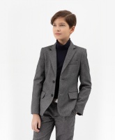 Пиджак классический серый Gulliver, школьная форма для мальчиков  фото, kupilegko.ru